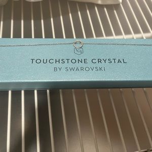 Silver necklace - Swarovski